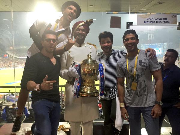 Ranveer Singh at IPL 2015 Final Ranveer Singh at IPL 2015 Final,Ranveer Singh,actor Ranveer Singh,Ranveer Singh watches IPL 2015 Final,IPL 2015 Final,IPL 2015 Final pics,IPL 2015 Final images,IPL 2015 Final photos,IPL 2015 Final stills