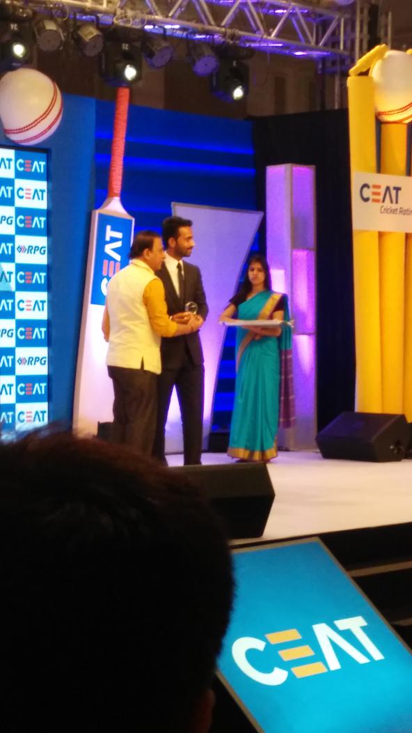 Ajinkya Rahane wins CEAT Indian Cricketer of the Year ...