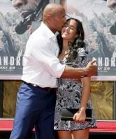 San Andreas star Dwayne Johnson leaves honoured with Handprint Ceremony,San Andreas,the rock,Dwayne Johnson,hollywood movie San Andreas,Dwayne Johnson leaves honoured with Handprint Ceremony,Handprint Ceremony,actor Dwayne Johnson,Dwayne Johnson pics,Dway