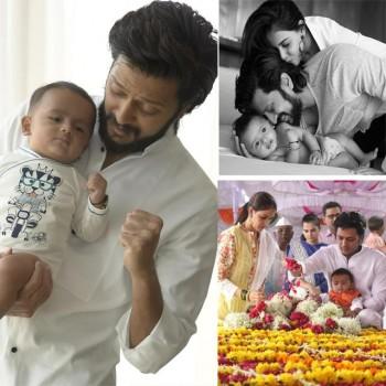 Riteish Deshmukh, Genelia D'Souza share photo of their little son Riaan