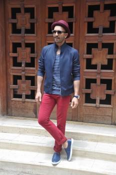 Ranveer Singh during the promotion of 'Dil Dhadakne Do'.