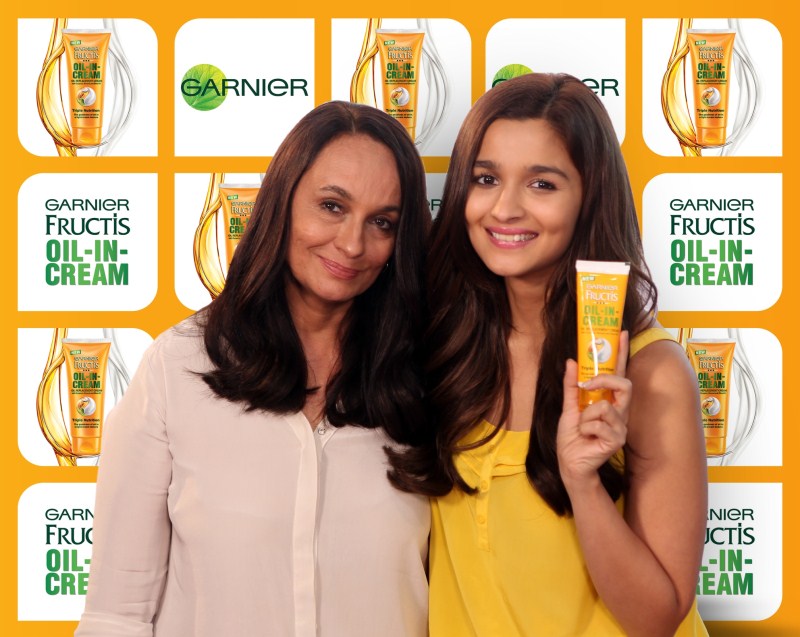 Alia Bhatt and Soni Razdan at Garnier Fructis Oil-In-Cream Launch Alia Bhatt and Soni Razdan at Garnier Fructis Oil-In-Cream launch,Alia Bhatt at Garnier Fructis Oil-In-Cream launch,Soni Razdan at Garnier Fructis Oil-In-Cream launch,Garnier Fructis Oil-In-Cream launch,Garnier Fructis,Alia Bhatt and Soni Razdan,Alia Bhat