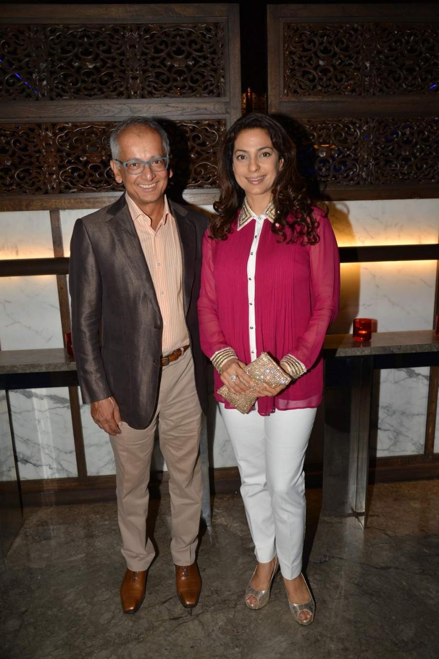 Juhi Chawla and Jay Mehta at Nishka Lulla's Wedding Bash Nishka Lulla,Nishka Lulla wedding bash,celebs at Nishka Lulla bash,Juhi chawla,Juhi chawla photos,Juhi chawla latest