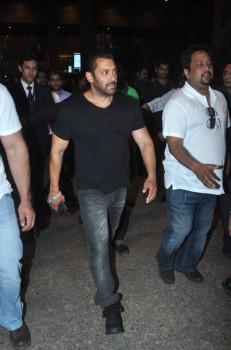 Salman Khan snapped returning from AIBA