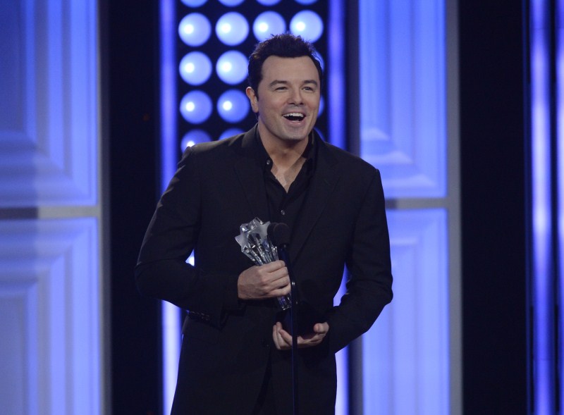 Actor Seth MacFarlane accepts The Critics' Choice Louis XIII award Critics' Choice Television Awards,Critics Choice Television Awards,Critics Choice Television Awards 2015,fifth annual Critics' Choice TV Awards,Critics' Choice Awards,Critics' Choice TV Awards 2015