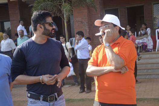 Suniel Shetty arrives at Dena Bank Premier League Cricket Tournament