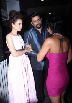 Kangana Ranaut and Mandira Bedi at Madhavan 45th birthday Celebration