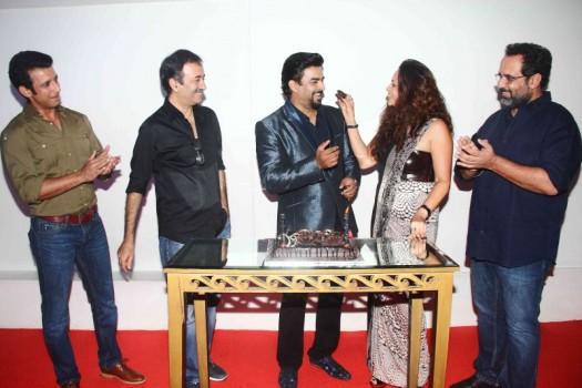 R. Madhavan with his wife Sarita Birje