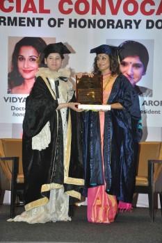 Vidya Balan gets honorary doctorate for her contribution to Indian cinema