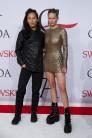 Designer Alexander Wang and model Anna Ewers arrives for the 2015 CFDA Fashion Awards