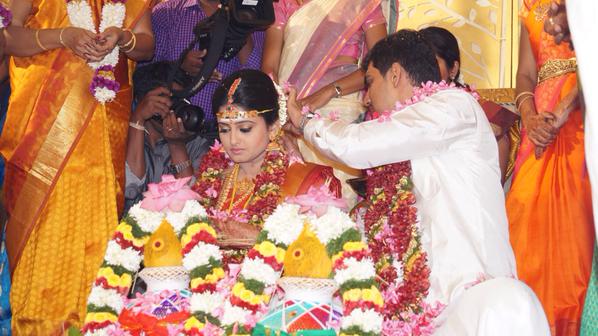 Producer SR Prabhu and Deepthi Wedding Photos