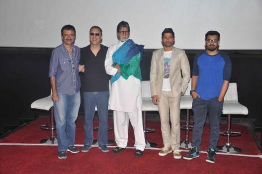Amitabh Bachchan and Farhan Akhtar launch the first look of Wazir