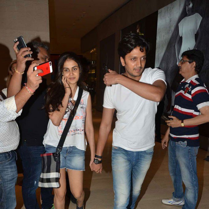 Riteish Deshmukh and Genelia Deshmukh Spotted Wearing Matching Outfits While Shopping in Malaysia Riteish Deshmukh and Genelia Deshmukh Shopping in Malaysia,Riteish Deshmukh and Genelia Deshmukh,Riteish Deshmukh,Genelia Deshmukh,Genelia D'Souza,iifa 2015,iifa 2015 pics,iifa 2015 images,iifa 2015 photos
