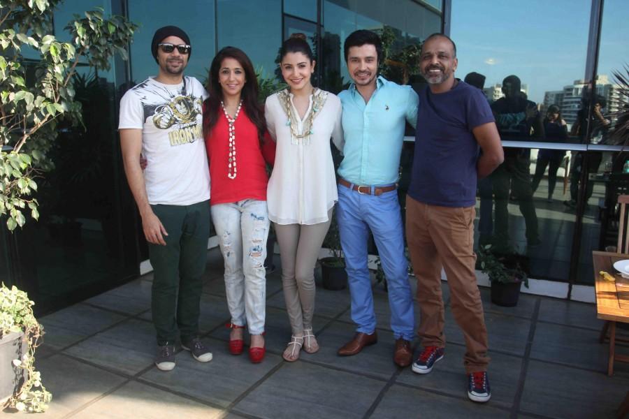 Actors Neil Bhoopalam, Anushka Sharma, Darshan Kumar and others. Anushka Sharma,NH10,Darshan kumar,Neil Bhoopalam,NH10 promotions