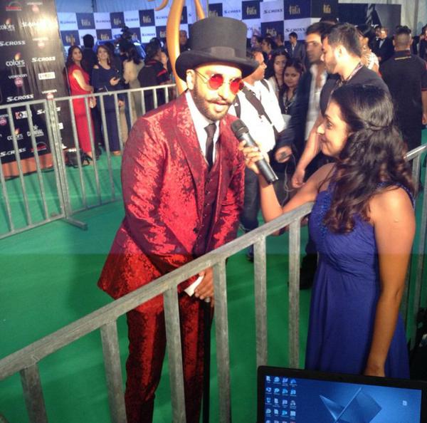 Ranveer Singh at IIFA Awards 2015 Green Carpet IIFA 2015 Live Pics,IIFA 2015,IIFA 2015 live updates,IIFA Awards 2015,IIFA MAlaysia,IIFA awards,International Indian Film Academy Awards,IIFA Awards pics,IIFA Awards images,IIFA Awards photos,IIFA Awards stills,IIFA Awards 2015 Green Carpet