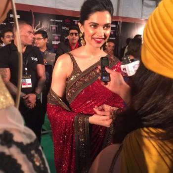 Deepika Padukone at IIFA Awards 2015 Green Carpet