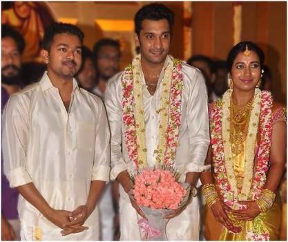Ilayathalapathy Vijay at Arulnidhi Wedding