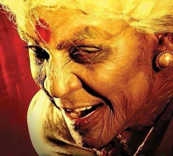 Raghava Lawrence As Scary Old Woman Kanchana 2,muni 3 release,Taapsee pannu,raghava lawrence,Kovai Sarala