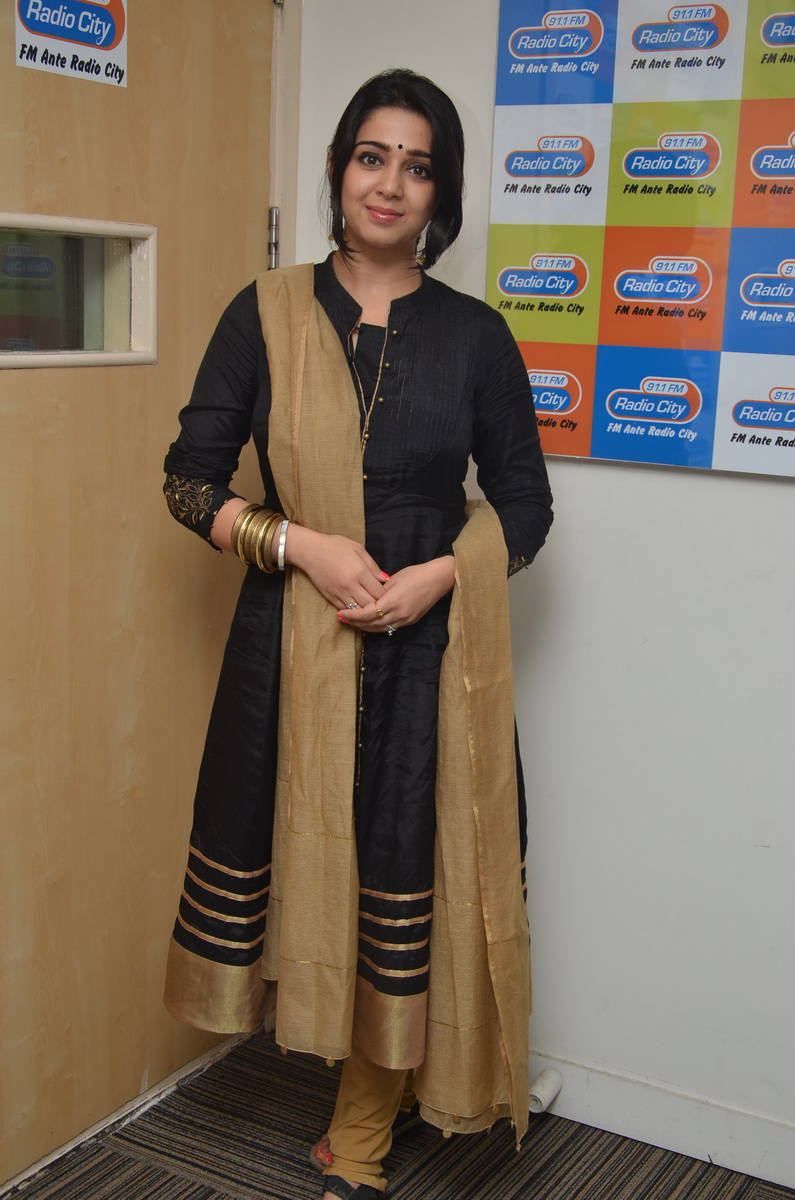Charmme Kaur Charmi Kaur,actress Charmi Kaur,Jyothi Lakshmi,Charmi Kaur Promoting Jyothi Lakshmi movie at Radio City,Charmi Kaur at Radio City,Charmme Kaur,actress Charmme Kaur