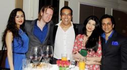 ( L-R )  Mahsa Kooshesh, Alex O'Neil, Vindu Dara Singh, Mamta Raja & rajeev Paul