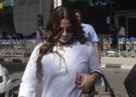 Vidya Balan snapped at Mumbai Airport