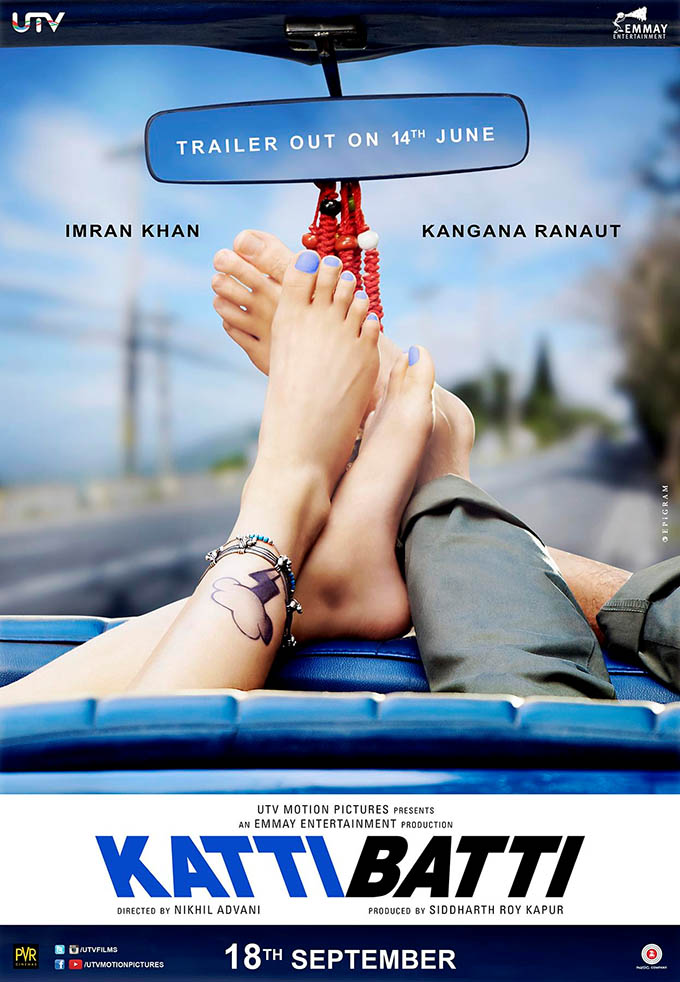 Kangna Ranaut's Katti Batti First Look Poster Katti Batti,Kangna Ranaut,Katti Batti Movie Poster,Katti Batti first look,Imran Khan,Kangana Ranaut new movie,Kangana Ranaut in Katti Batti,Katti Batti stills,Katti Batti images,Katti Batti photos,Katti Batti pictures