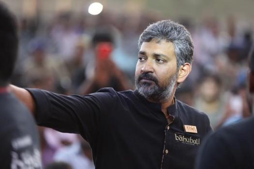 SS Rajamouli at Baahubali Audio Launch