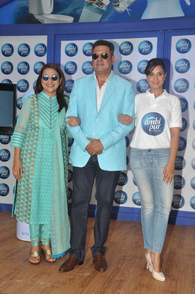 Boman Irani and Richa Chadda promote Ambi Pur Richa Chadda,Boman Irani,Richa Chadda promote Ambi Pur,Boman Irani Chadda promote Ambi Pur,Ambi Pur