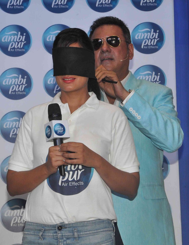 Boman Irani and Richa Chadda Richa Chadda,Boman Irani,Richa Chadda promote Ambi Pur,Boman Irani Chadda promote Ambi Pur,Ambi Pur