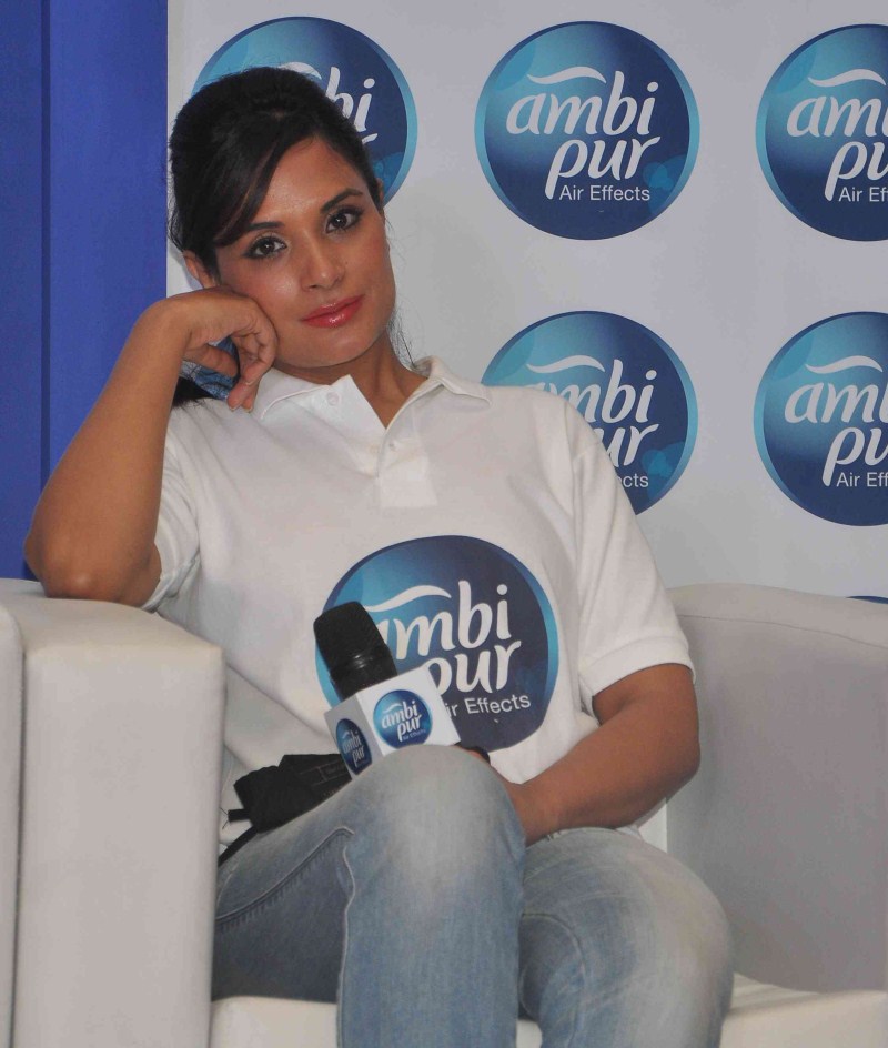 Richa Chadda Richa Chadda,Boman Irani,Richa Chadda promote Ambi Pur,Boman Irani Chadda promote Ambi Pur,Ambi Pur