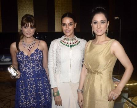Michelle Poonawalla, Rouble Nagi and Neha Dhupia at 11th Retail Jeweller India Awards