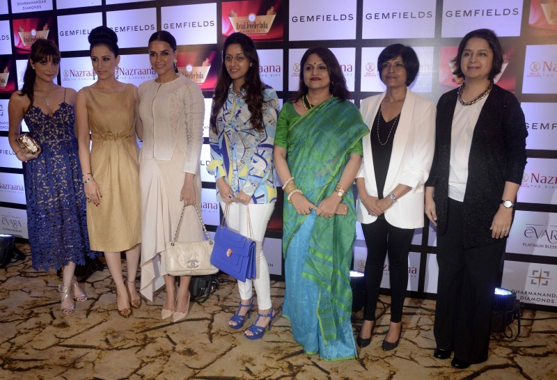 Celebs at 11th Retail Jeweller India Awards 11th Retail Jeweller India Awards,Retail Jeweller India Awards,Jeweller India Awards,Neha Dhupia,Michelle Poonawalla,Rouble Nagi,awards,Jewellery