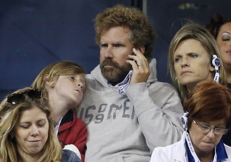Actor Will Ferrell with his son and wife Viveca Paulin Fathers' Day,Fathers' Day 2015,Hollywood celebs with their Kids,celebs with their Kids,Happy Father's Day,dads and their kids,celebrities with their kids,celebrity kids