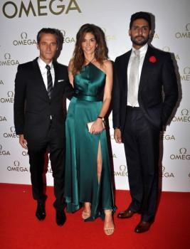 Abhishek Bachchan and Cindy Crawford