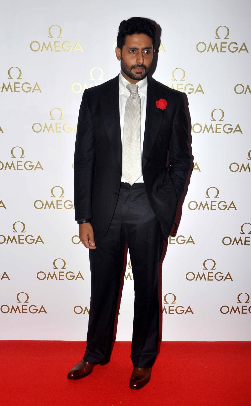 Abhishek Bachchan Omega Constellation Pluma Collection,Launch Party of Omega Constellation Pluma Collection,Pluma Collection,Abhishek Bachchan,Cindy Crawford