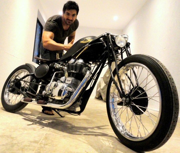 John Abraham Stars with their Bikes,Bollywood Stars with their Favourite Bikes,Stars with their Favourite Bikes,Bikes,celebs Bike,celebs Bikes,Favourite Bikes