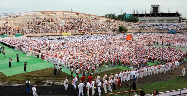 Devendra Fadnavis at International Yoga Day Celebration in Nagpur Anandiben Patel at International Yoga Day Celebration,Arvind Kejriwal at International Yoga Day Celebration,Devendra Fadnavis at International Yoga Day Celebration,DR Rama Singh at International Yoga Day Celebration,Siddaramaiah at International Yoga Day