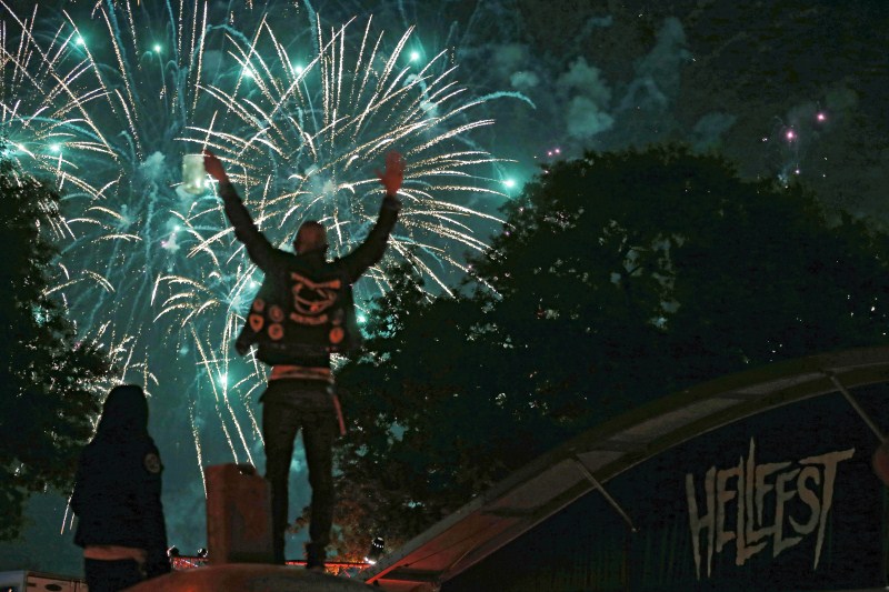 Artists perform during the Hellfest music Festival in Clisson, France Hellfest Music Festival,Hellfest Music Festival 2015 2015,Hellfest music Festival in Clisson,Music Festival,French music festival,Hellfest 2015,Hellfest Festival Hub,hellfest french music festival
