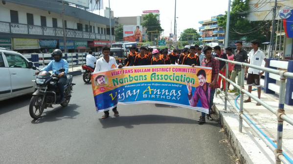 Vijay Birthday Celebration in Kerala