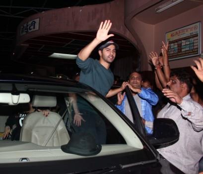 Varun Dhawan spotted at Gaeity Galaxy Bandra