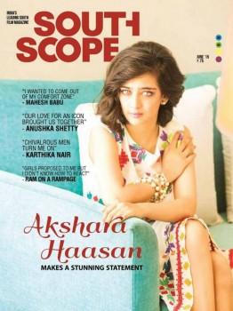 Akshara Haasan Photoshoot for South Scope Magazine