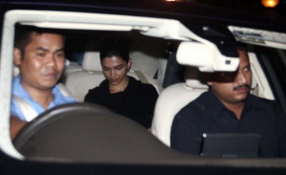 Deepika Padukone Snapped at Taj Lands End at Bandra in Mumbai