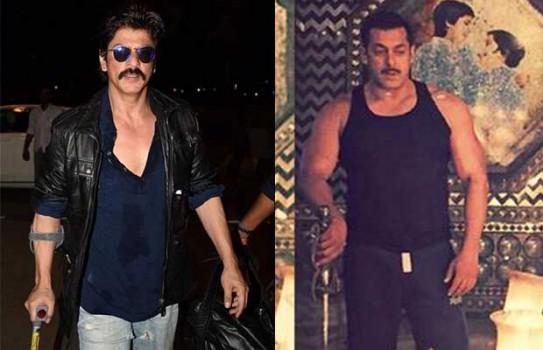 Salman Khan vs Shah Rukh Khan: Who Strikes Best In Moustache Look ?