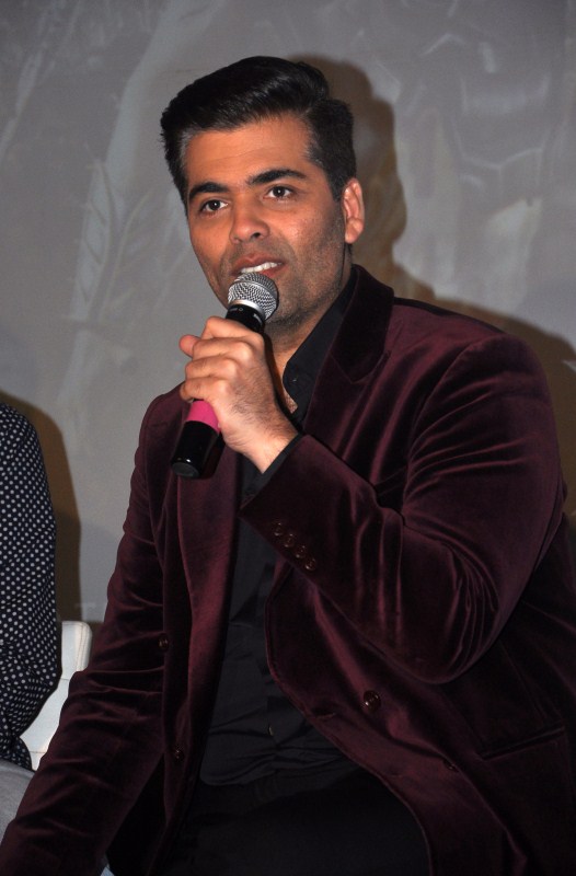 Karan Johar Baahubali,Baahubali Song Launch,Baahubali Song Launch pics,Baahubali Song Launch images,Baahubali Song Launch photos,Baahubali Song Launch stills,S. S. Rajamouli,Karan Johar