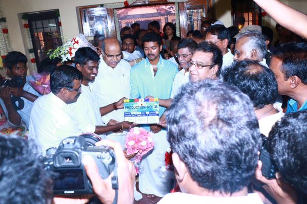 Vijay 59 Movie Launch Pics Vijay,Vijay 59 Movie Pooja,Vijay 59 Movie launch,Samantha,Amy Jackson,ilayathalapathy vijay,atlee,GV Prakash,Vijay 59 Movie Launch,Vijay 59 Movie Launch pics,Vijay 59 Movie Launch images,Vijay 59 Movie Launch photos,Vijay 59 Movie Launch stills