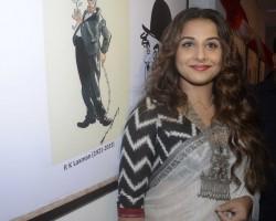 Vidya Balan,Vidya Balan inaugurates exhibition Chaplin Lines,actress Vidya Balan,Vidya Balan pics,Vidya Balan images,Vidya Balan photos,Vidya Balan stills