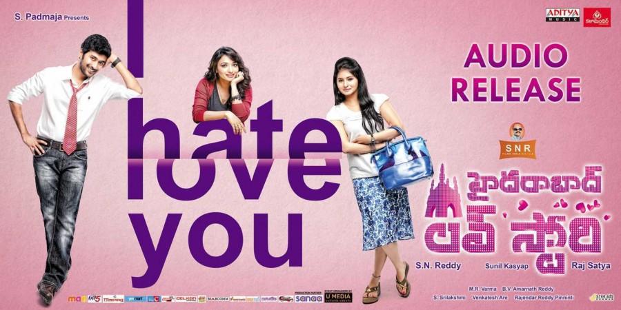 Hyderabad Love Story Movie Ugadi Special Poster Hyderabad love story,telugu movie hyderabad love story,rahul ravindran,rashmi menon,jia,Hyderabad Love Story movie stills,Hyderabad Love Story movie pics