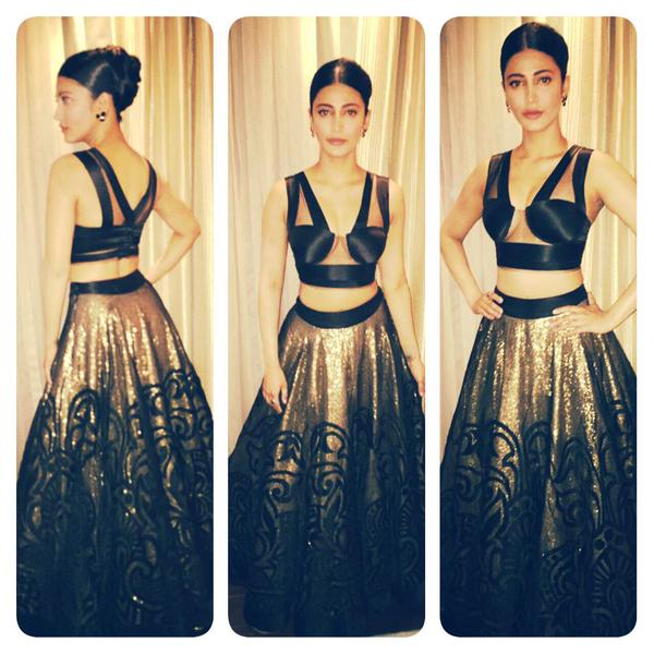 Actress Shruthi Hassan at 62nd Filmfare Awards South Shruthi Hassan,Shruthi Hassan at Filmfare Awards,Shruthi Hassan at 62nd Filmfare Awards South,Shruthi Hassan at Filmfare Awards South,62nd Filmfare Awards South,62nd Filmfare Awards South 2015,Filmfare Awards South,Filmfare Awards,Filmfare Awards 2015