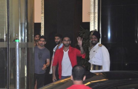 Ranveer Singh at Arjun Kapoor's Birthday Party