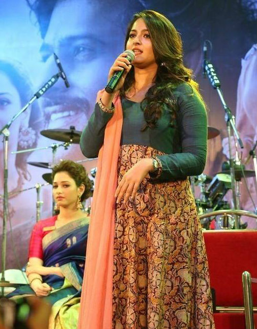 Anushka In Bahubali Audio Launch / Anushka Shetty at Size Zero Movie ...